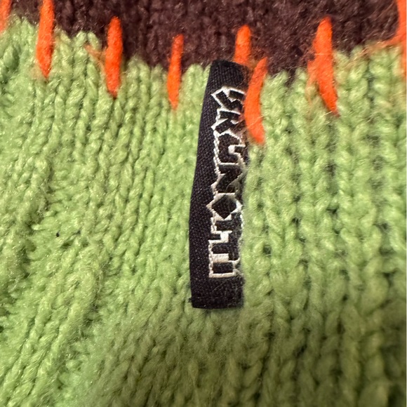 Vintage 90’s Orange and Green Women's Sweater in like new condition. - Picture 4 of 10